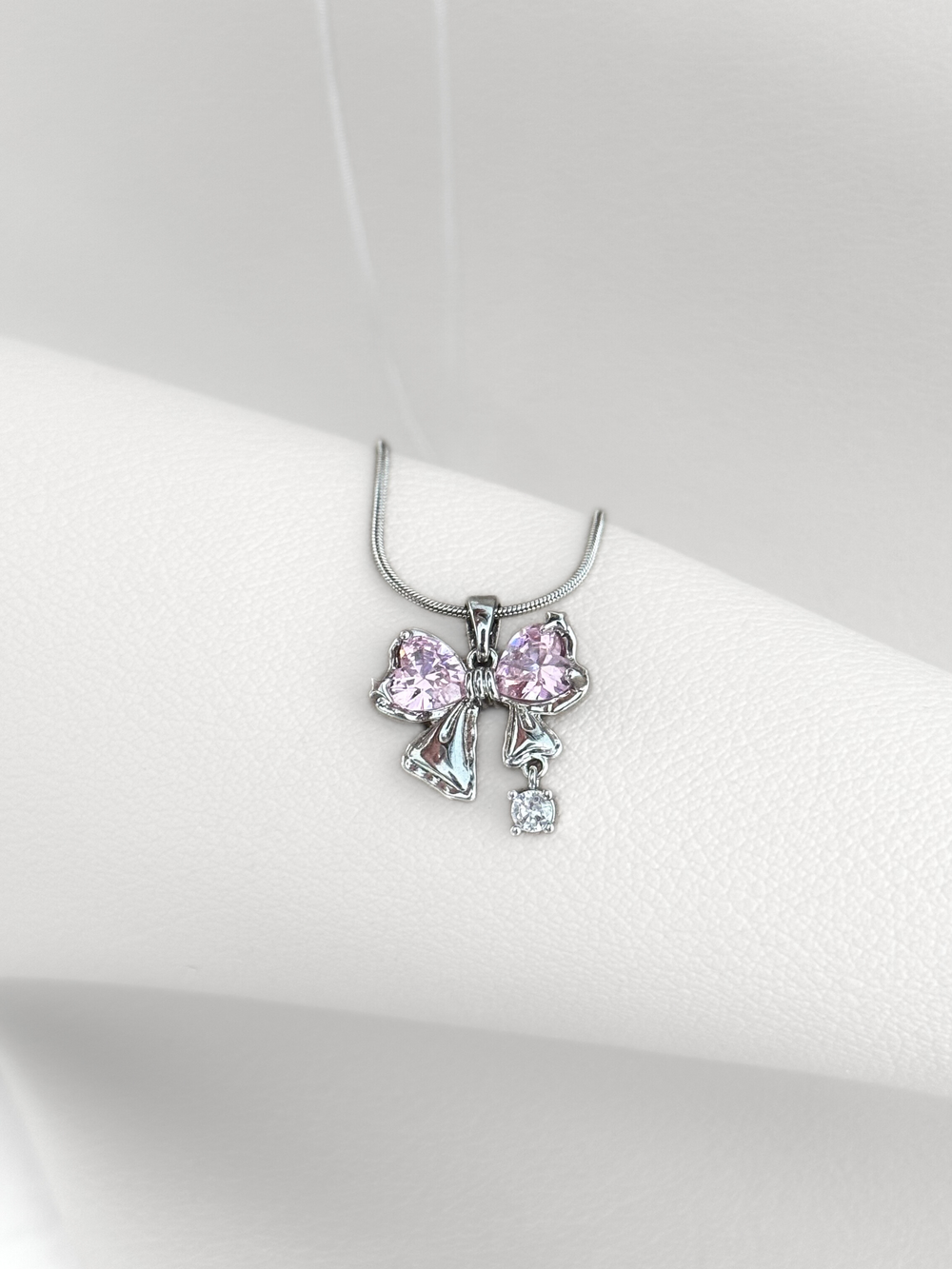 Collar Pink Bow Glow