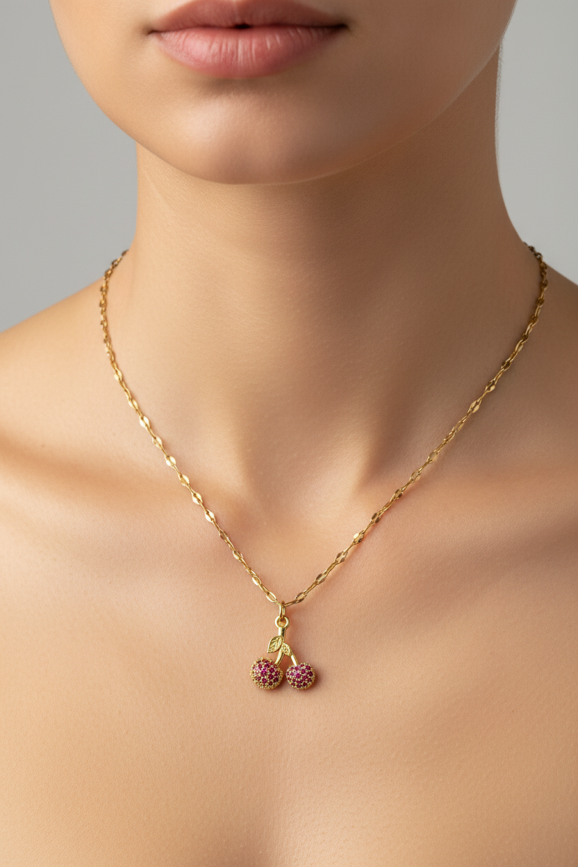 Collar Cherry Sparkle