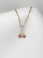 Collar Cherry Sparkle