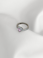 Anillo Heart style aurora