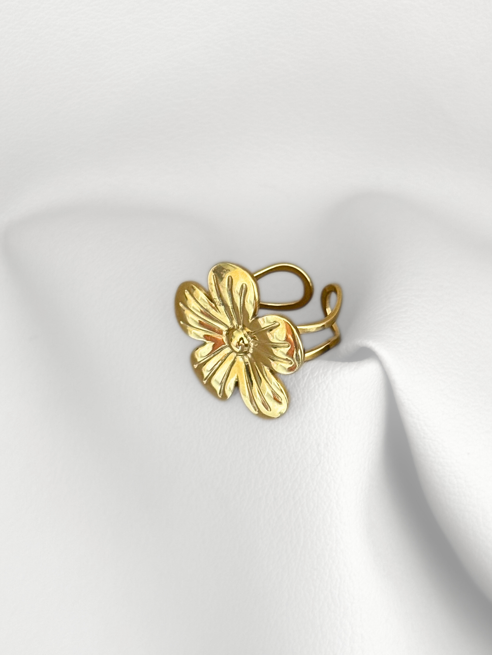 Anillo Dorado Lucky Bloom Regulable