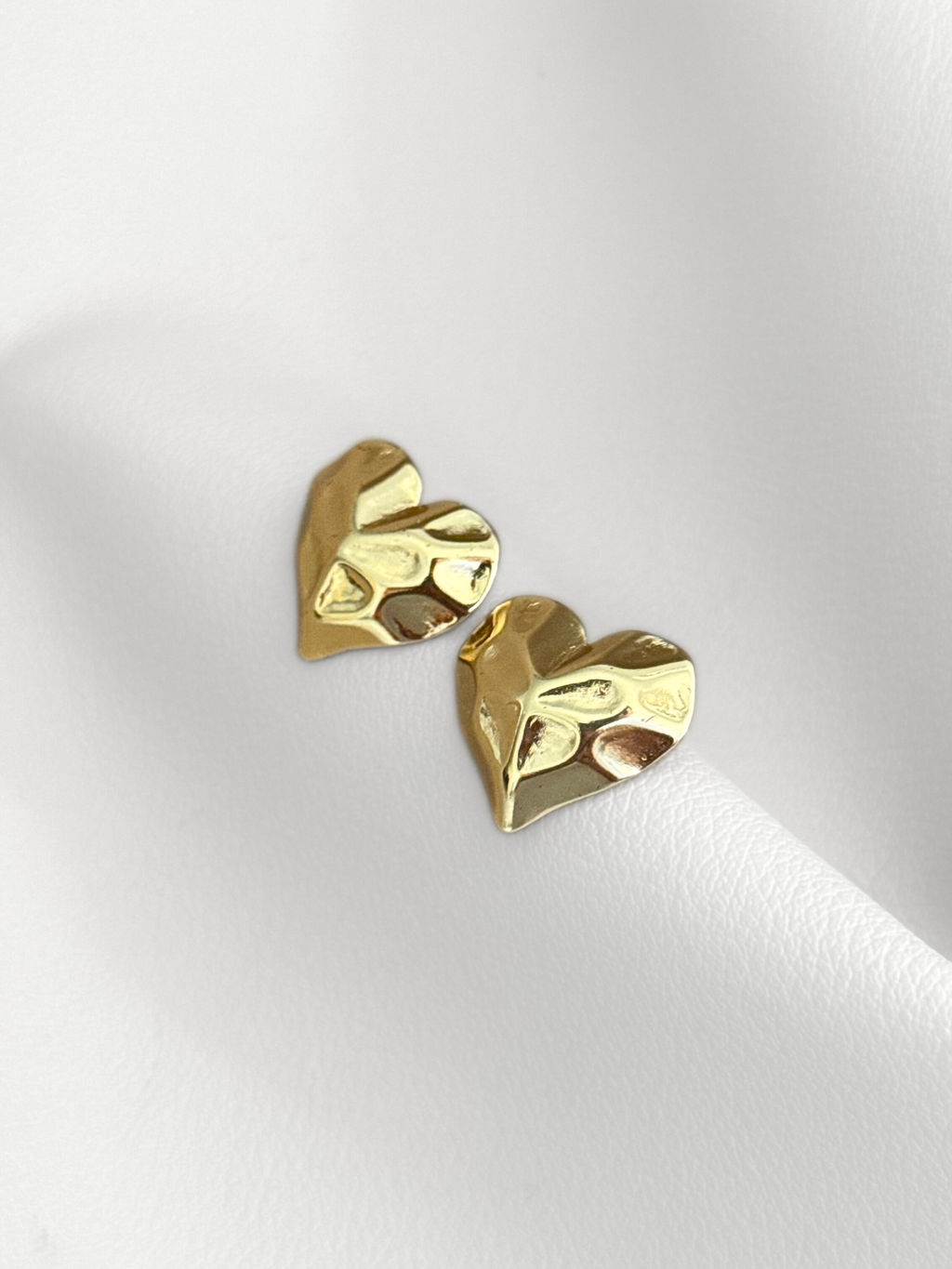 Aretes Heart 3D Gold
