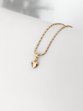 Collar Rose Minimal Heart
