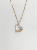 Collar Rose Infinity Heart