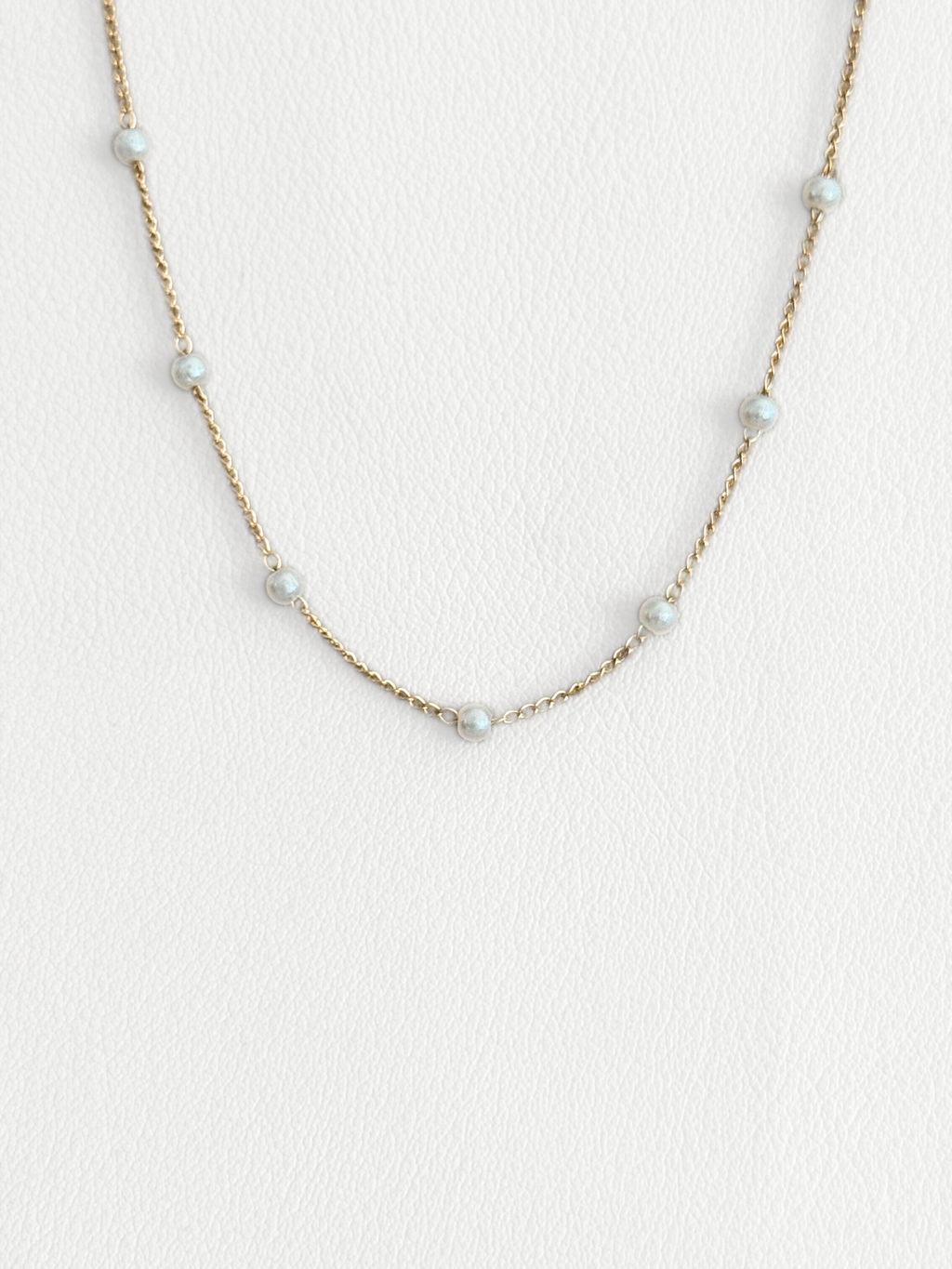 Collar Golden Pearls