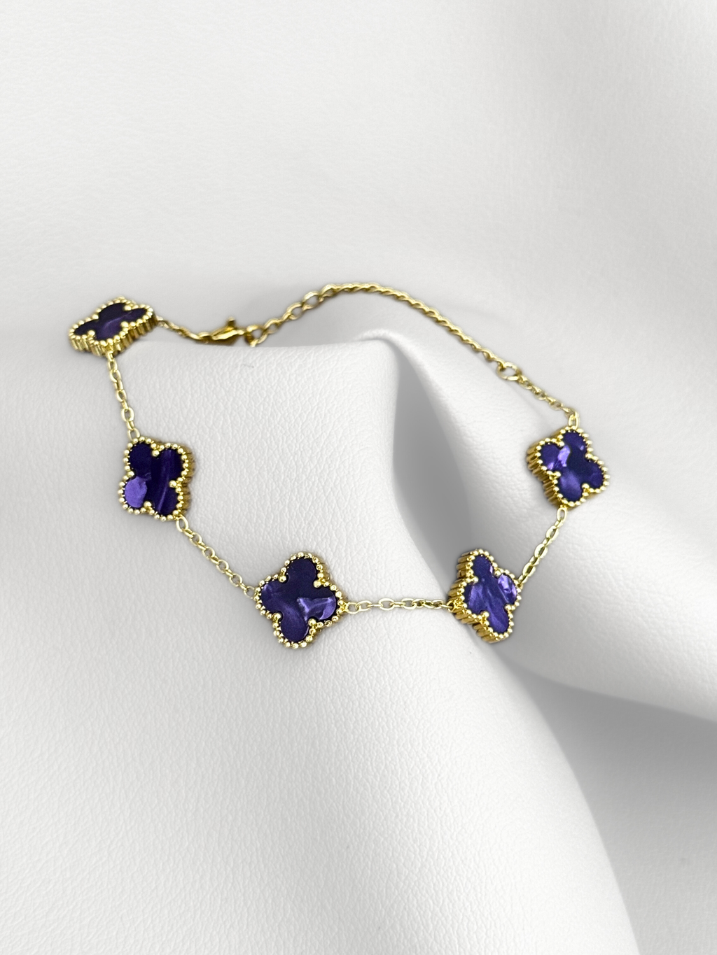 Pulsera Lucky Clover Violet