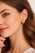 Aretes Golden Drip Spiga