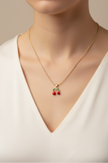 Collar Cereza Sweet Leaf