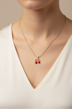 Collar Cereza Sweet Leaf