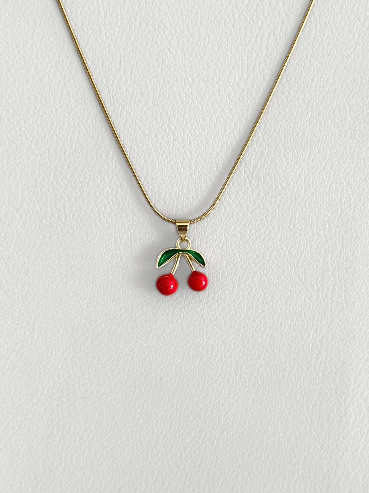 Collar Cereza Sweet Leaf