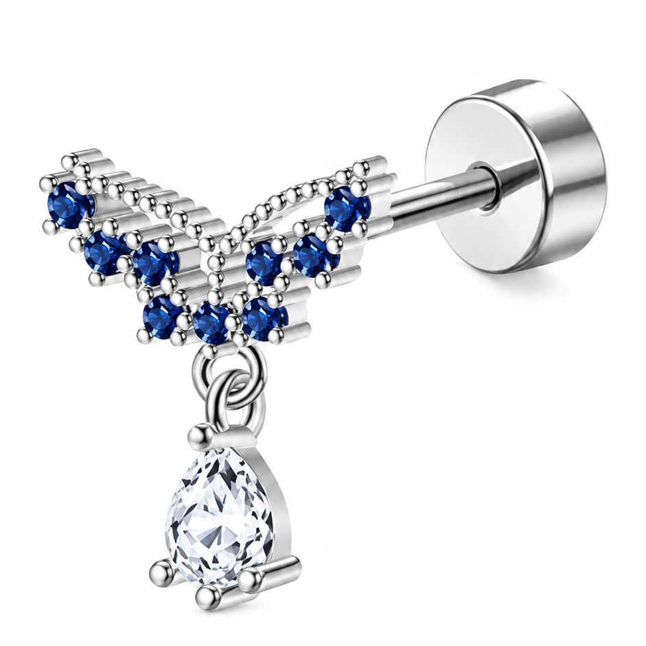 Piercing Azurine | Braja Joyería