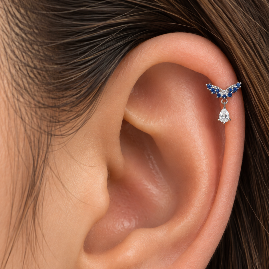 Piercing Azurine | Braja Joyería