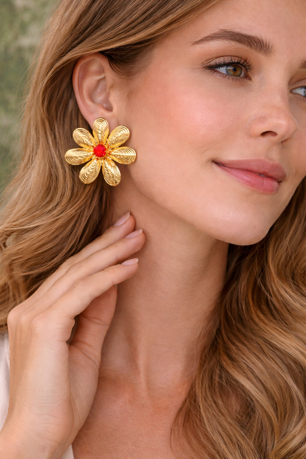 Aretes Golden Light Glow