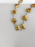 Collar Golden Hearts Choker