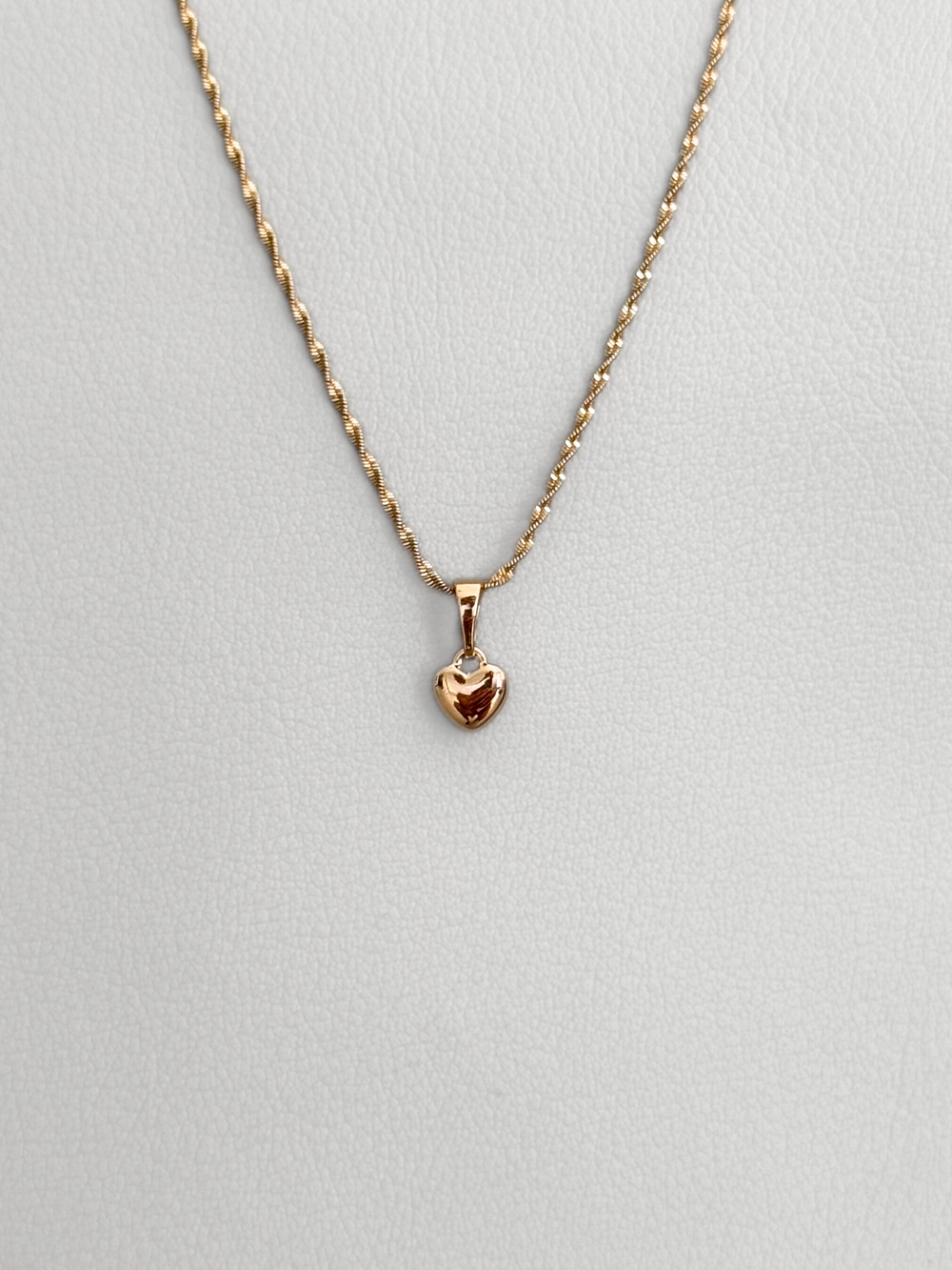 Collar Rose Minimal Heart