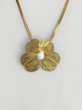 Collar Golden Bloom Pearl