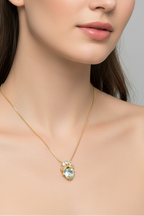 Collar Blue Armor Heart
