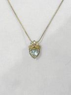 Collar Blue Armor Heart