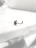 Piercing Blue Halo Nostril