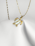 Collar Ocean Turtle Gold