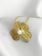 Collar Golden Bloom Pearl