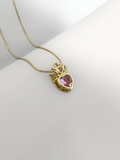 Collar Pink Royal Heart