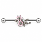 Piercing Industrial Floriane | Braja Joyería
