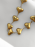 Collar Golden Hearts Choker