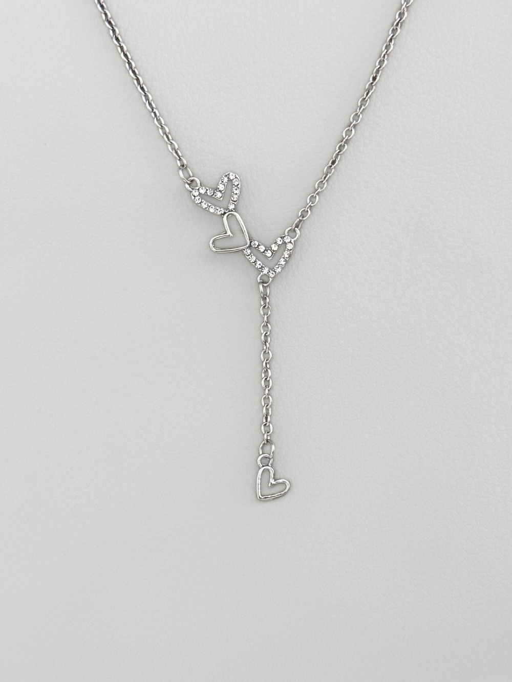 Collar Silver Hearts