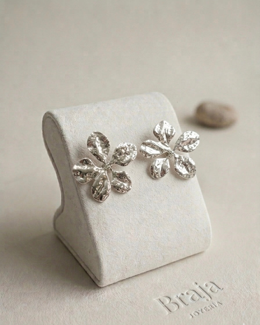 Aretes Petalia| Braja Joyería
