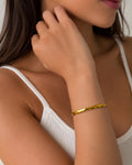 brazalete de acero 316L
brazalete de acero 316L dorado
brazalete con enchape de oro 18K
brazalete dorado
brazalete dorado mujer
brazalete de oro 18K
pulsera de acero 316L
pulsera dorada de acero
brazalete Braja
Braja Joyería