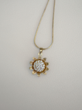Collar Girasol giratorio de acero 316L