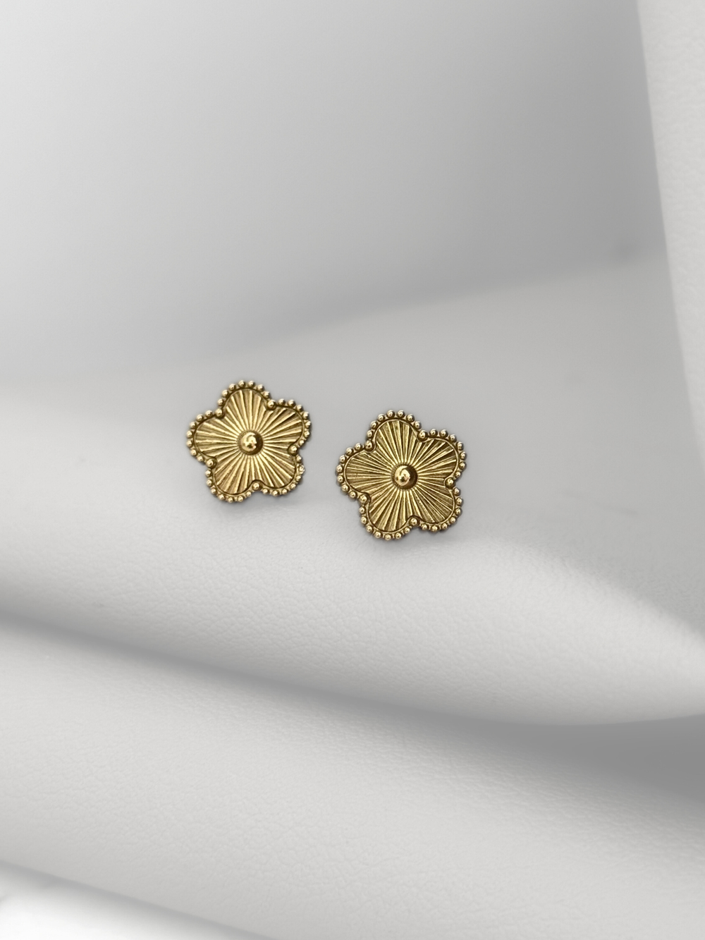 Aretes Golden Clover Chic