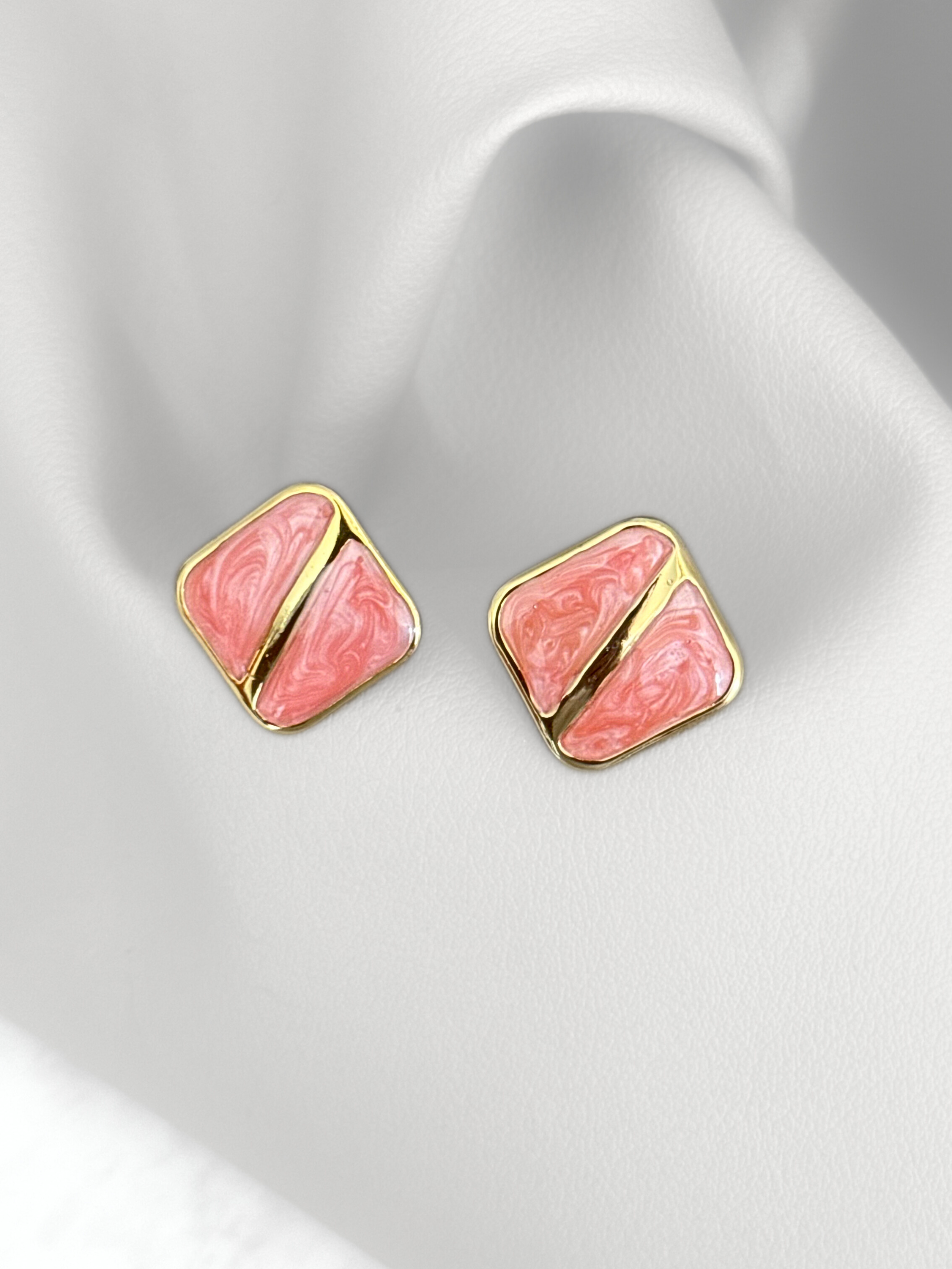 Aretes Black Line Gold