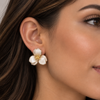 Aretes Bianca| Braja Joyería
