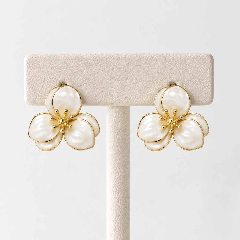 Aretes Bianca| Braja Joyería