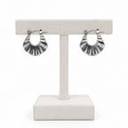 Aretes Astra de Acero 316 | Braja Joyeria