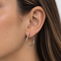 Aros Oriana de Acero 316L| Braja Joyería