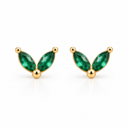 Aretes Zafira| Braja Joyería
