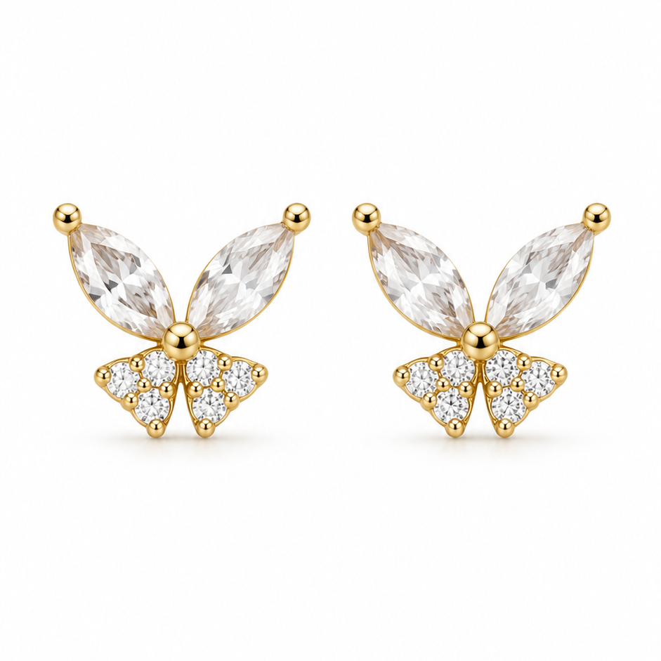 Aretes Butterfly| Braja Joyería