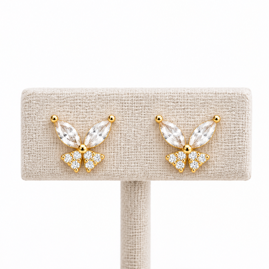 Aretes Butterfly| Braja Joyería