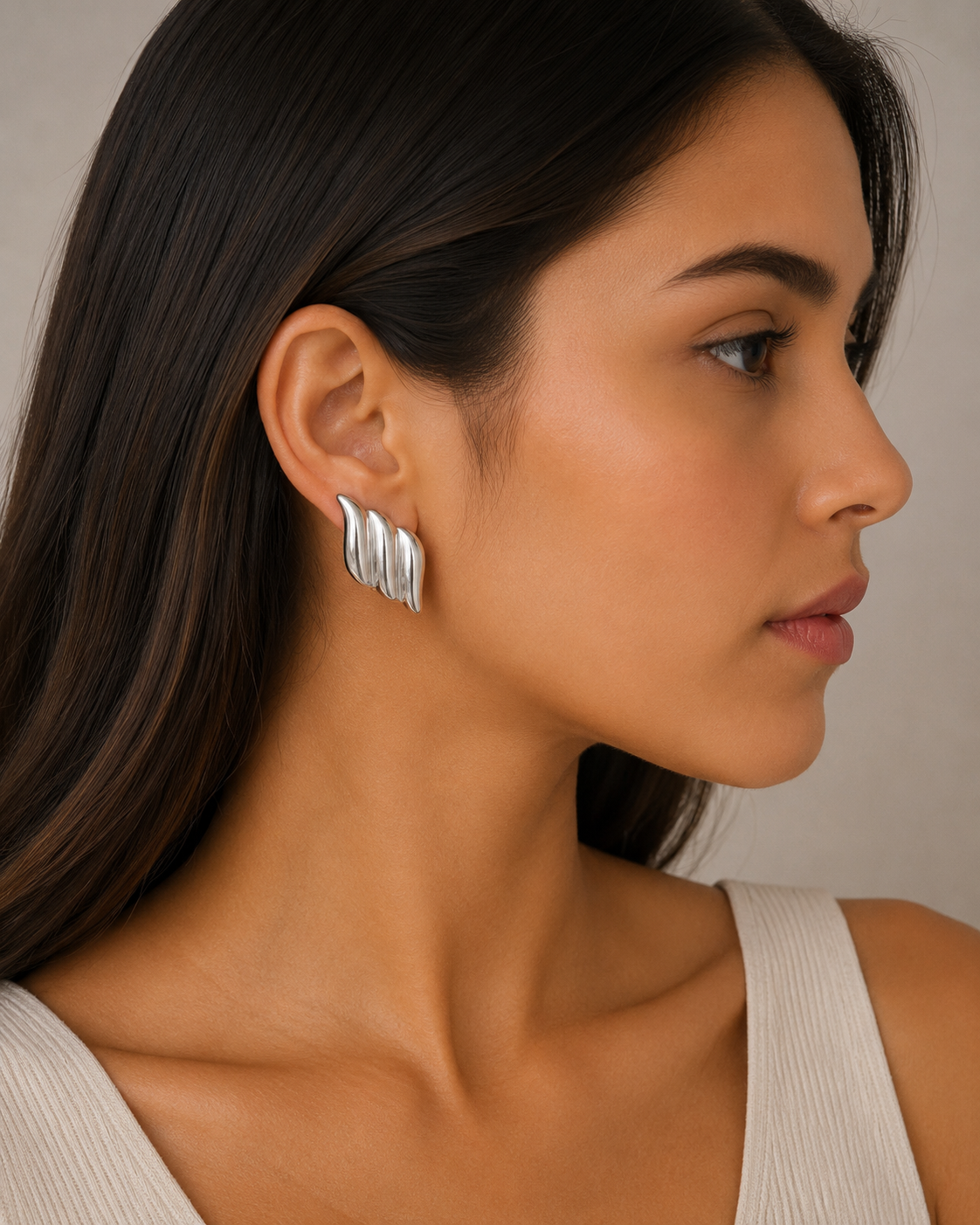 Aretes Marea| Braja Joyería