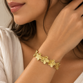 Brazalete Golden Bloom| Braja Joyeria