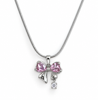 Collar Silver Bow Elegance e| Braja Joyeria