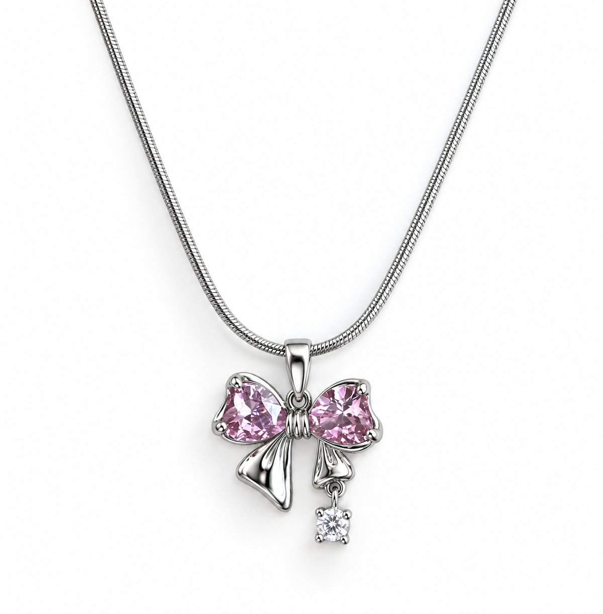 Collar Silver Bow Elegance e| Braja Joyeria