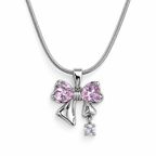 Collar Silver Bow Elegance e| Braja Joyeria