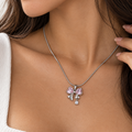 Collar Silver Bow Elegance e| Braja Joyeria