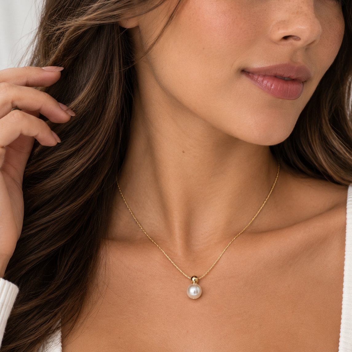 Collar Perla Essence | Braja Joyería