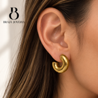 aretes de acero 316L
aretes dorados
aretes tipo aro
aretes huggie
aretes de acero inoxidable
aretes modernos
aretes elegantes
joyería de acero 316L
Braja Joyería
aretes para mujer