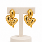 Aretes Golden Drip Spiga| Braja Joyeria
